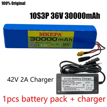 36V 30Ah 600watt 10S3P litiu-ion baterie pack 15A BMS Pentru xiaomi mijia m365 pro ebike biciclete scoot XT60 T Plug+încărcător 16