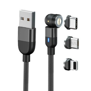3A Magnetic Cablu Pentru iPhone 12 Pro MAX Magnet Încărcător Rapid de Încărcare Micro USB de Tip C Cablu de Date Telefon Mobil Cabluri 2