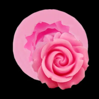 3D Rose Flori de Mucegai Silicon Fondant Tort de Decorare DIY Ciocolata Cookie Sapun Argila Polimer Rășină de Copt Tort Matrite Instrumente 11