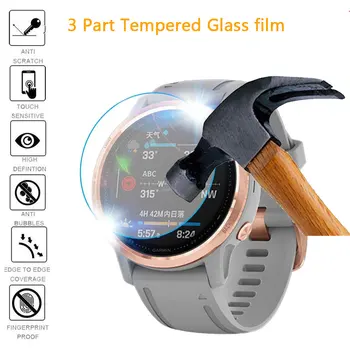 3pcs Ceas Folie de protectie Ecran Pentru Garmin Fenix 5 5s 6S Plus 6X 6 Pro de Protectie Ultra Clear Sticlă Călită Film 5