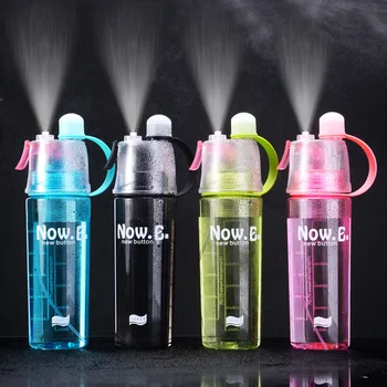 400/600 ml Spray Sticla de Apa Rece Vara Ceainic din Plastic BPA Cana de Călătorie Portabil Etanșe Bea Cana Pentru Sport în aer liber 5