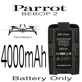 4000mah 11.1 v de Mare Capacitate Baterie Reîncărcabilă Pentru Parrot Bebop 2 Drone Baterie de Mare Capacitate 4