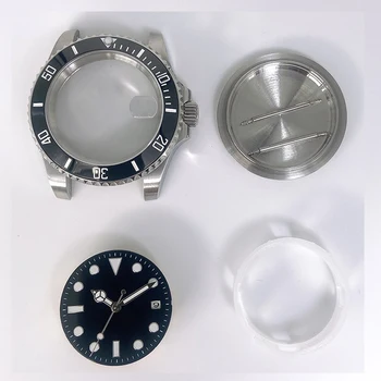 40MM din Oțel Inoxidabil Caz Ceas Set cu Mâinile Ceas Cadran Mișcarea de Fixare Inel Ceas Accesorii pentru MingZhu 2813/ 8215 Circulație 6