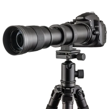 420-800mm F/8.3-16 Zoom Teleobiectiv+T2 Cu Adaptor pentru Canon 5D II si III 7D 760D 750D 13