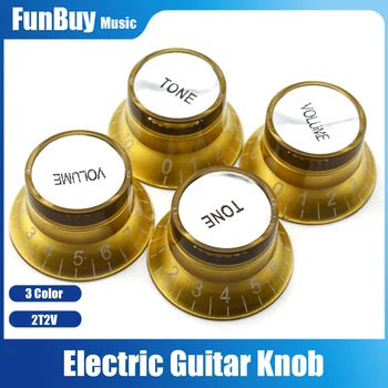 4BUC 2 Volumul 2 Tone de Aur Chitara Buton pentru LP/SG Stil Chitara Electrica Instrument Muzical Aborda Instrument Accesoriu 5