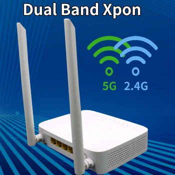 5/6Pcs 5G Xpon Onu 100% Original Dual Band 4GE+2usb 5G WIFI ONU Gpon/Epon Fibre modem Terminal FTTH cu ONT de mâna a Doua Router 10