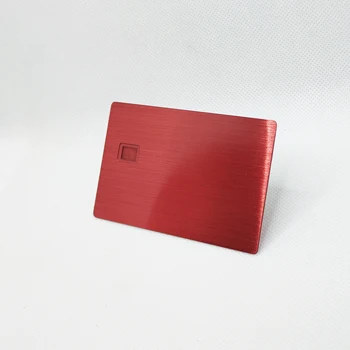 5 Bucati de 0,8 mm 85*54 mm Oțel Metal de Membru Cardul de Acces Printabil Blank Inoxidabil cu Cip Slot și Benzi Magnetice HICO 9