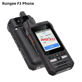 5300mah Rungee F3 ASV POC Walkie Talkie 4G LTE telefonul Mobil 1GB 8GB GPS GLONASS 5MP 2.4 INCH IP54 rezistent la apa WiFi Bluetooth M6 Port 11