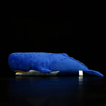 54cm Realiste Balena Sperma Simulare de Pluș Jucarii Moale Animale Marine Cașalot Jucărie de Pluș Oală Balena Mare Păpuși Fin Pentru Copii Cadouri