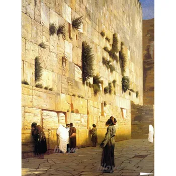 5D DIY Diamant Pictura Evreu locurile sfinte din Ierusalim 3D Full Diamond Broderie Zidul Plângerii Mozaic Kituri de Decor Acasă Cadou DF75 15