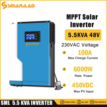 5KW Hibrid Invertor Solar 48V 220V MPPTC ControlLer 80A 100A Pure Sine Wave Off Grid Solar Inversor Poate Funcționa Fără Baterie 3