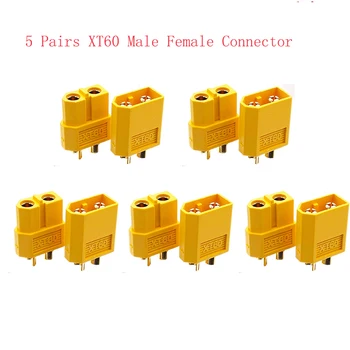 5Pairs XT60 XT90 T plug masculin feminin Conectori pentru iMax b6 Baterie încărcător de echilibru Accesoriu Pentru RC Lipo/Ni-CD de încărcare a Bateriei 8