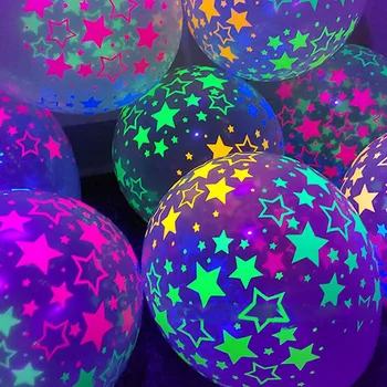 5pc Luminos Baloane Decor Petrecere Stele Val Puncte Petrecere de Vacanță DIY Ornamente de Noapte Stralucitoare Decor Acasă Ballon pentru Anul Nou 3