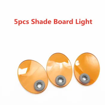 5pcs Dentare Scut Placa Nuanta Lumina Bord Capota din Plastic pentru Vindecarea Înlocuirea Lămpii Forma Ovala