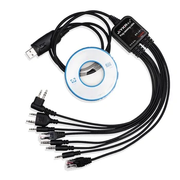 8-În-1 Multi-funcții USB de Programare, cum ar Cablu cu CD Baofeng Walkie Talkie UV5R UV82 pentru Motorola TYT Kenwood, Yaesu Radio HYT