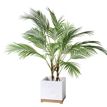 90cm Real Atinge Copac Artificial Frunze de Palmier Simt Gradina Decoratiuni Acasă Scutellaria Fals Plante Tropicale