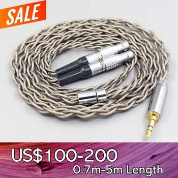 99% Argint Pur + Grafen Argint Placat cu Scut Casti Cablu Pentru Focal Utopia Fidelitate de Încărcare pentru LN007951 8