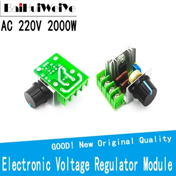 AC 220V 2000W SCR Regulator de Tensiune de Reglaj Variatoare de Viteză cu Motor Controller cu Termostat Electronic-Voltage Regulator Module Variator