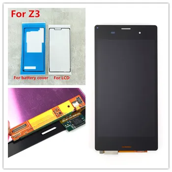 alb sau Negru Pentru Sony Xperia Z3 D6603 D6643 D6653 D6633 L55t Ecran LCD Tactil Digitizer Asamblare Ecran+ Autocolant 7