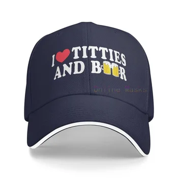Am Inima Sâni și Bere - Dragoste Amuzant, Gag - Retro Vintage Stil de Baseball Capac Pălărie Bărbați Sandwich Sapca Snapback Amuzant Trucker Hat
