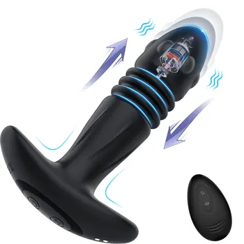 Anal Plug Vibrator Pentru Femei Barbati Dop De Fund De Prostata Pentru Masaj Wireless De Control De La Distanță Intimă Bunuri Jucarii Sexuale Pentru Adulti 18 Plus 10
