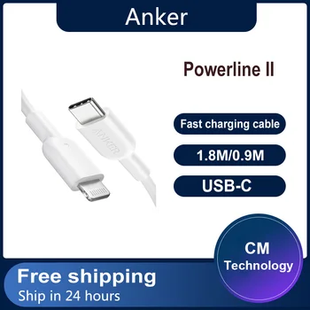 Anker 1.8/0.9 M Portabil USB Încărcător Cablu pentru iPhone 12/13 Tip C pentru Cablu Lightning Powerline II Încărcare Rapidă Cablu USB Cablu 3