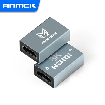 Anmck 4K HDMI-Adaptor compatibil Femeie la Femeie Conector 3D 8K 60HZ Video Extender Converter Pentru Macbook Switcher HDMI-UN Cablu
