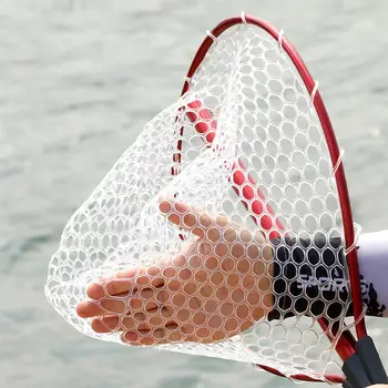 Anti-cârlig de Silicon Plasă de Pescuit Cu Telescopic din Aliaj de Aluminiu Tija de Sport în aer liber Pentru Pescuit de Iarna instrumente 7