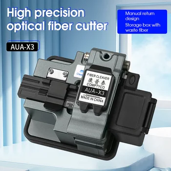 AUA-X3 Fiber Cleaver Cablu Fibra Optica FTTH Cuțit de Tăiere Unelte de Tăiere de Înaltă Precizie de Trei-in-one clamp slot 24 de Suprafață Lama 13