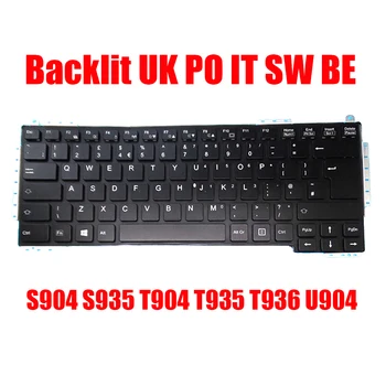 Backlit UK PO L SW FIE Tastatura Pentru Apple Pentru Lifebook S904 S935 T904 T935 T936 U904 Portugalia, Italia, Elveția, Belgia CP660838-01 12