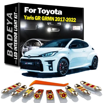 BADEYA 11Pcs LED Interior Hartă Dom Kit de Lumina Pentru Toyota Yaris GR GRMN 2017 2018 2019 2020 2021 2022 Becuri Led Canbus Fara Eroare
