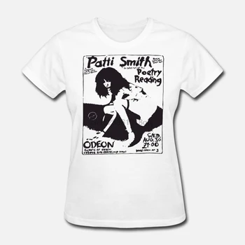 Barbati tricou Patti Smith Concert Poster, Flyer Trupa de Punk Rock Muzica tricouri Femei