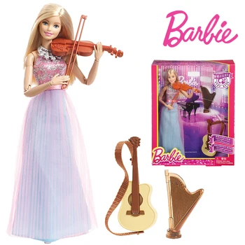 Barbie DLG94 Violonist Papusa Playset Vioara Accesorii Anime Figura Model de Moda Păpuși Jucărie Cadou Transport Gratuit 7