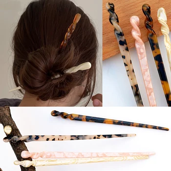 Bastoane De Păr Acetat De Rășină Bețigașele Ac De Păr Stil Chinezesc Clip Pin Pentru Femei De Bună Calitate