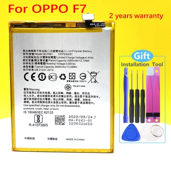 Baterie NOUA Pentru OPPO F7 de Înlocuire Telefon+Numărul de Urmărire 6
