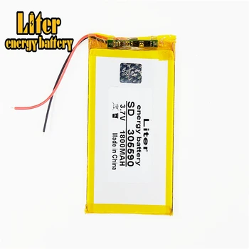 Baterie reîncărcabilă Li-Polimer Baterie Li-ion Pentru 305590 3.7 V 1800MAH GPS DVD DVR Tablet PC MID iPAQ E-book Putere banca