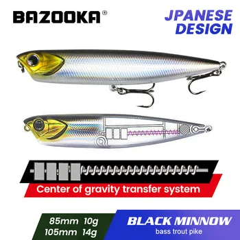 Bazooka Float Creion De Pescuit Nada Greu De Bas De Pescuit Din Plastic Cu Laser Aborda Crap Pescuit Accesorii De Apă Sărată De Pește Momeală De Iarnă 15
