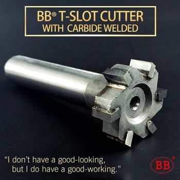 BB Carbura Brazate T Slot Milling Cutter Sudare Inlay Introduce Aliaj cu Diametrul de 12-80mm Grosime 2mm - 20mm Fontă Oțel