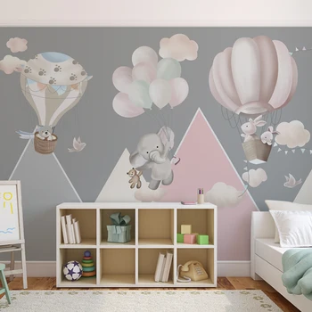 beibehang de Desene animate personalizate murală tapet camera copiilor decor fată dormitor de cald hârtie de perete gradinita 3D de perete care acoperă