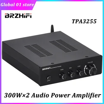 BRZHIFI TPA3251 de Mare Putere Febra Digital, Amplificator de Putere de 600W 2.0 HiFi Amp Cu Bluetooth 5.0 Pentru CD Decodor PC TV La Boxe 1