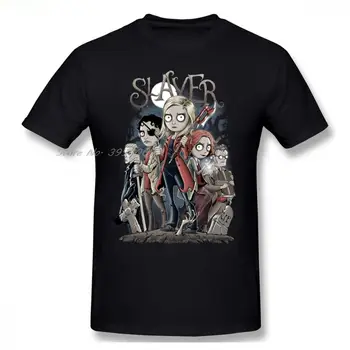 Buffy The Vampire Slayer Barbati Tricou New Leisure Supradimensionat Cotton Crewneck Maneci Scurte T Shirt 16