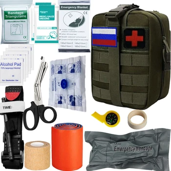 Bug Out Bag Trusă de Prim Ajutor pavilion rusesc Militar instrument de Supraviețuire Admin Husă EMT Echipament de Camping Tactice Molle IFAK EMT pentru Trauma