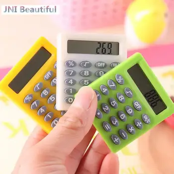 Buzunar De Tip Boutique De Papetărie Pătrat Mic Calculator Personalizate Mini Bomboane De Culoare Birou Școală Electronice Creative Calculator 16