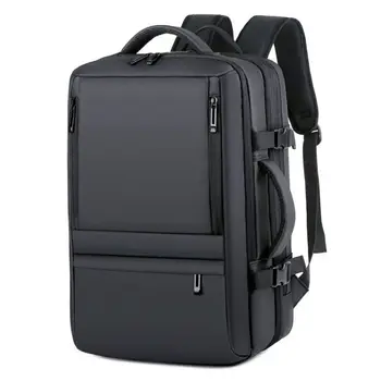 Bărbați Extensible Business Travel Rucsac Multi-funcțional de Încărcare USB de Mare capacitate Impermeabil Backpack 17 Inch Geanta de Laptop 11
