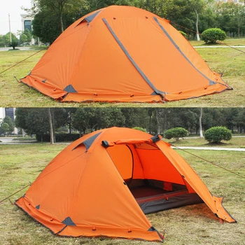 Camping Cort Impermeabil Drumeții Cort Dublu Strat Exterior Backpacking Cort 2 Persoane Corturi Pentru Turism 4