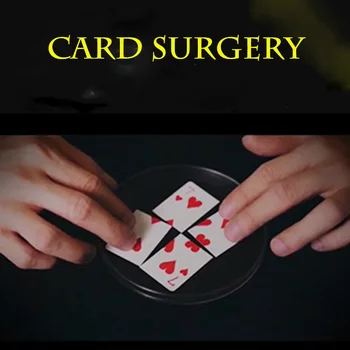 Carte de Chirurgie Trucuri de Magie Magician Până Aproape de Strada Trucuri Iluzii elemente de Recuzită de Mentalism Cut-up Carte de Joc de Restaurare Magia 13