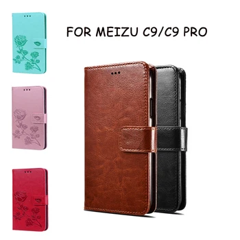 Caz de telefon Pentru Meizu C9 Model Flip Caz de Telefon Pentru Meizu C9 PRO Coque Funda din Piele PU Portofel din Piele Capas 15