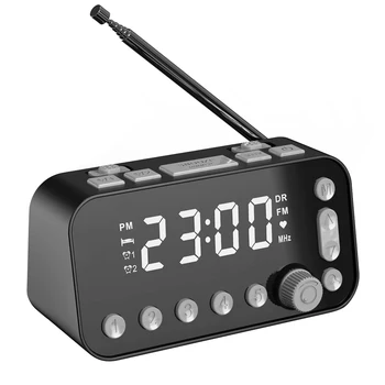 Ceas cu Alarmă Digital DAB Radio FM USB Reîncărcabilă lumina de Fundal Reglabil Volum de Alarmă Radio cu Ceas Deșteptător cu Antena 15