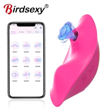 Chilotei Vibrator Invizibil Suge Vibratorul pentru Femei Clitorisul Stimularea APP Bluetooth Wireless de Control Biberon Adult Jucarii Sexuale 9