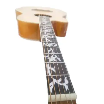 Chitară electro-Acustică Autocolante Inlay Decal Ultra Subțire Fretboard Autocolant pentru Chitara Accesorii 2